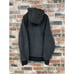 Vintage Element Skateboarding Wool Bomber Jacket Gray Hooded Mens M Y2K Full Zip