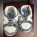 Men's Nike Air Jordan slippers fuzzy warm lace up measurements in pics 9-11