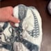 Men's Nike Air Jordan slippers fuzzy warm lace up measurements in pics 9-11