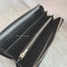 NWT Coach Long Zip Around Wallet Wristlet In Signature Canvas Brown Black C4452