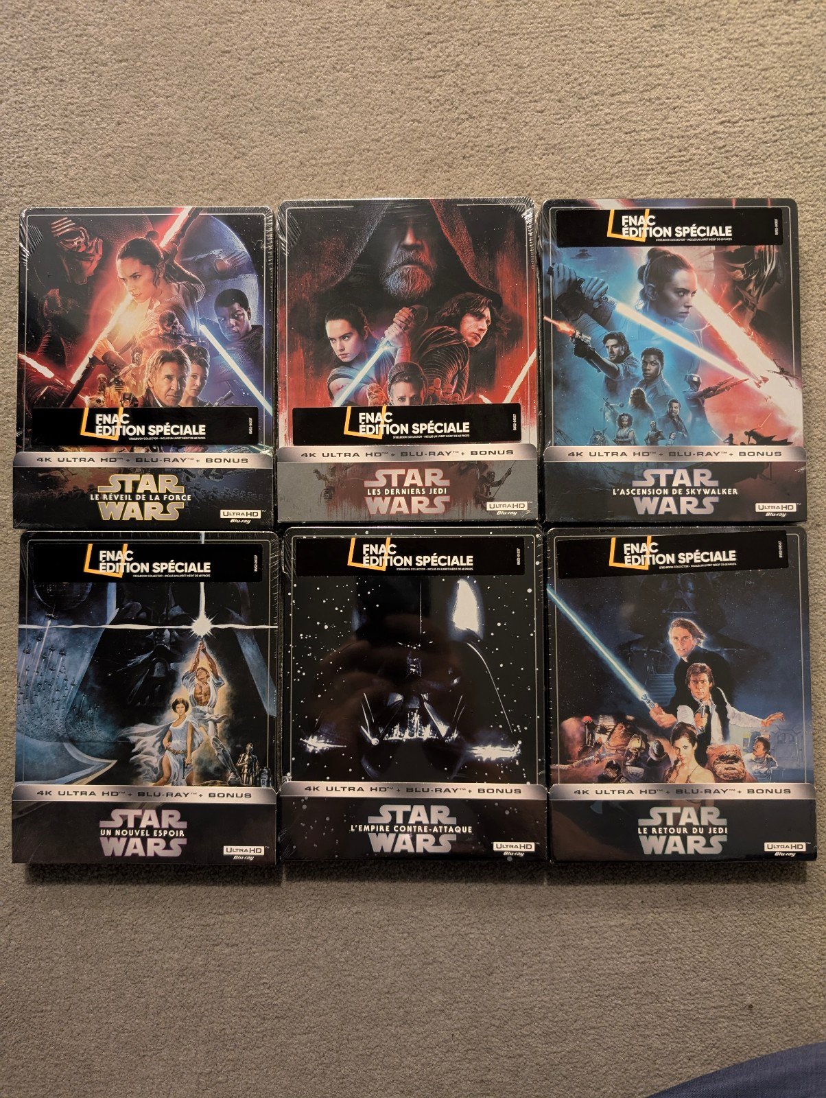 Star Wars 4K Collection Steelbook RARE