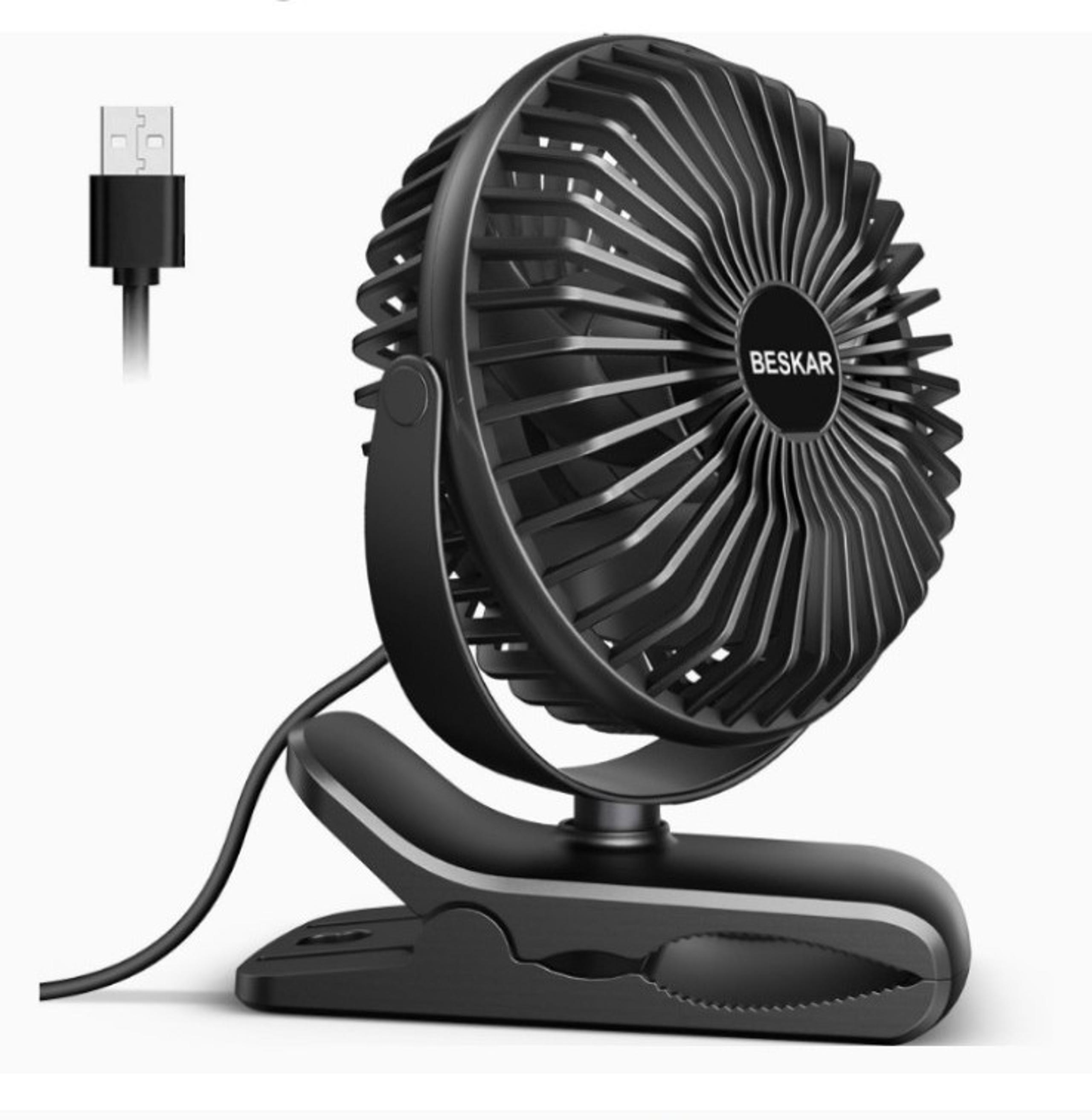 Clip on Fan USB plug