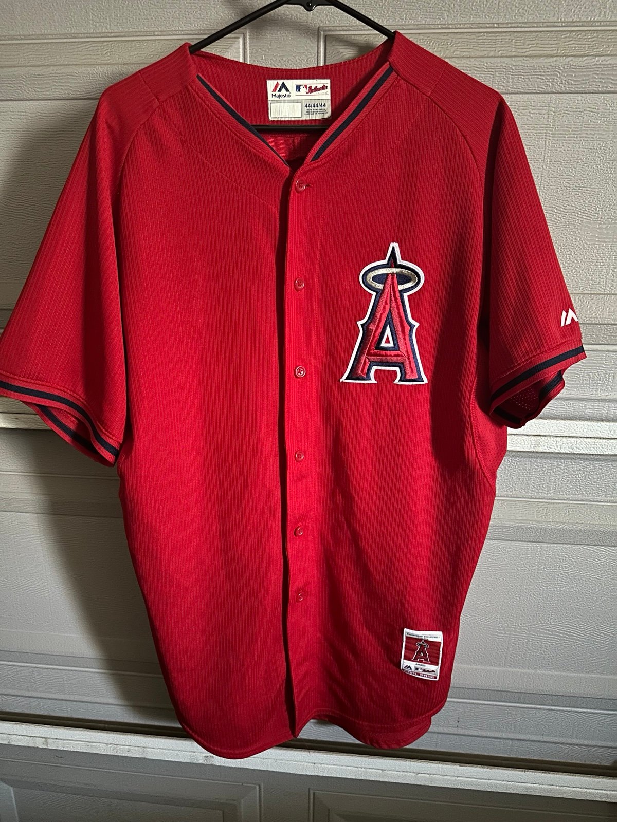 Majestic Authentic Los Angeles Angels Stitched Jersey Men’s Sz 44