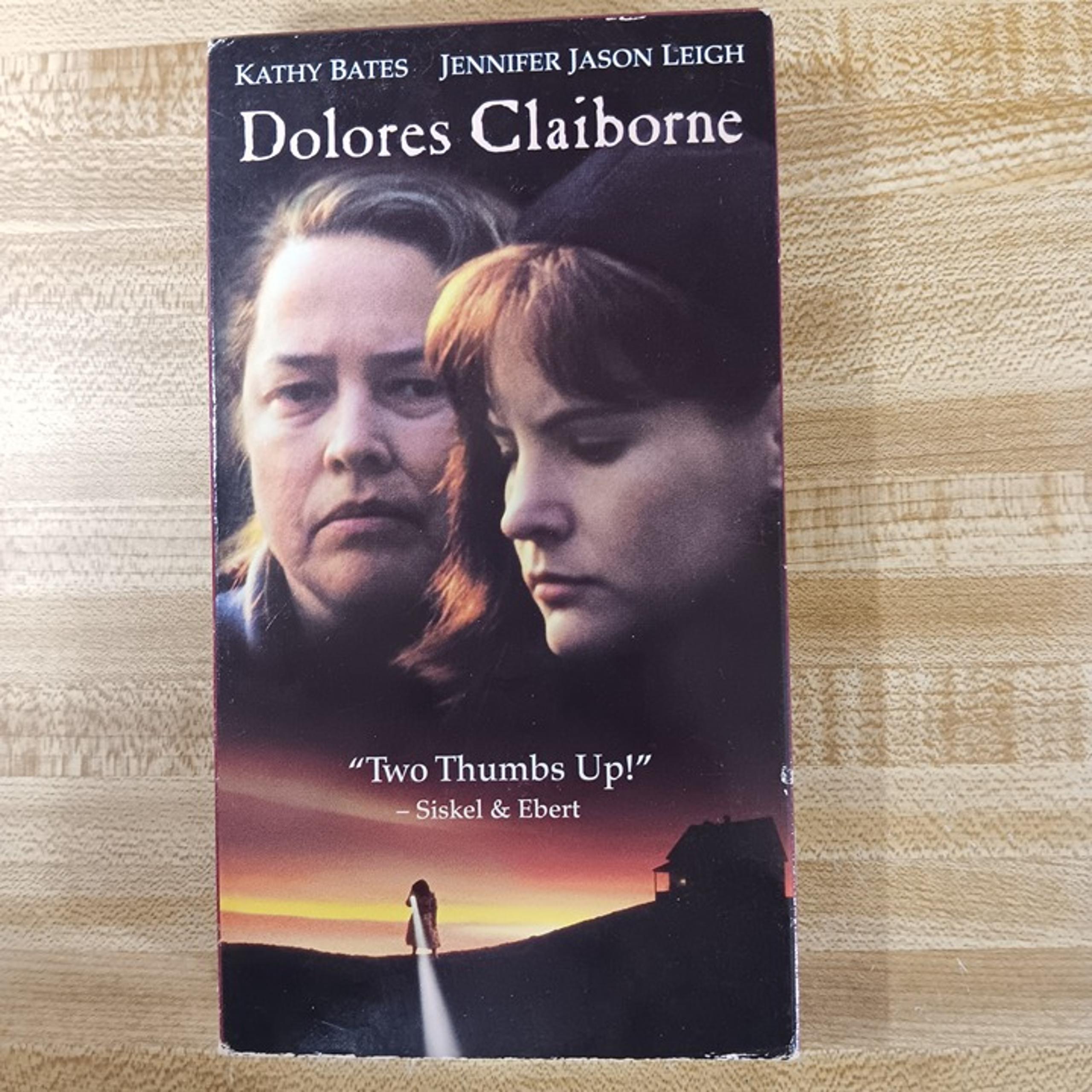 Dolores Claiborne 1995 VHS Movie Gallery Rental Bates Jason Leigh Stephen King