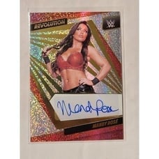 2022 Panini Revolution WWE MANDY ROSE Autograph Auto Wrestling Card