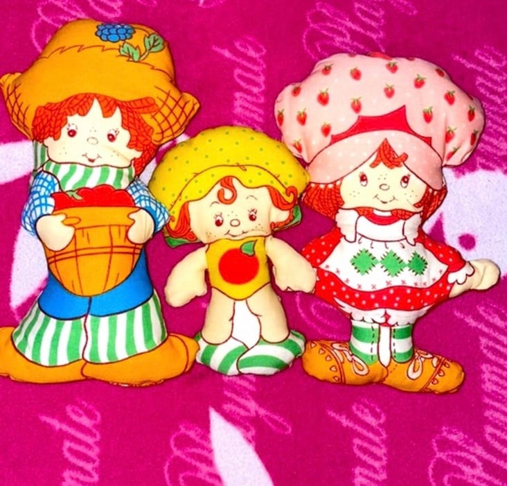 Strawberry shortcake pillow dolls