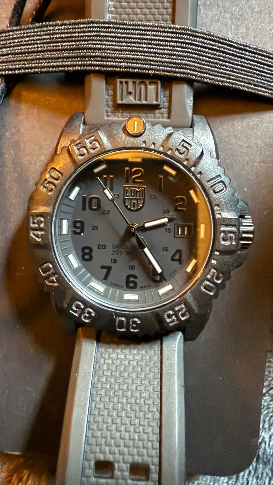 LUMINOX Navy Seal Black Dial Rubber Strap Unisex Watch XS.7051.BO.1
