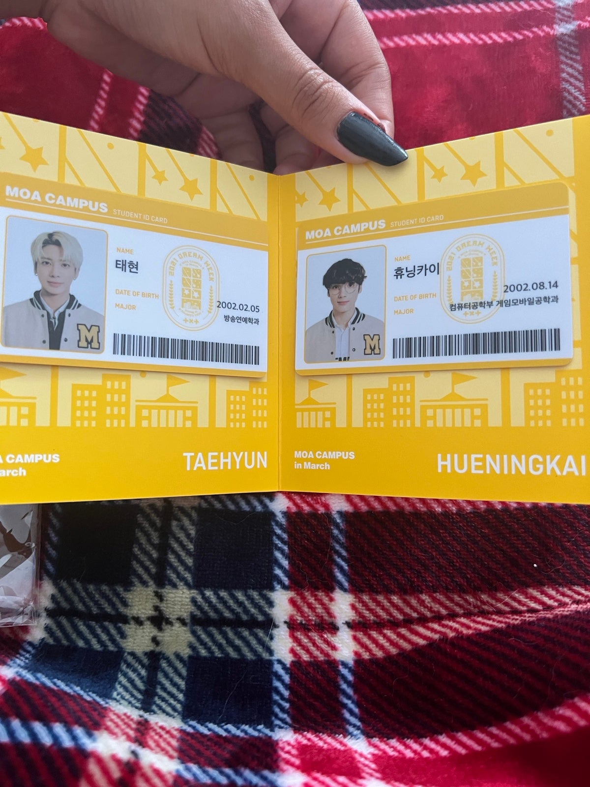 TXT 2021 DREAM WEEK STUDENT ID CARD SET - メルカリ