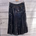 EXPRESS Black Pleated Sequined Skirt | Size XS