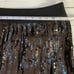 EXPRESS Black Pleated Sequined Skirt | Size XS