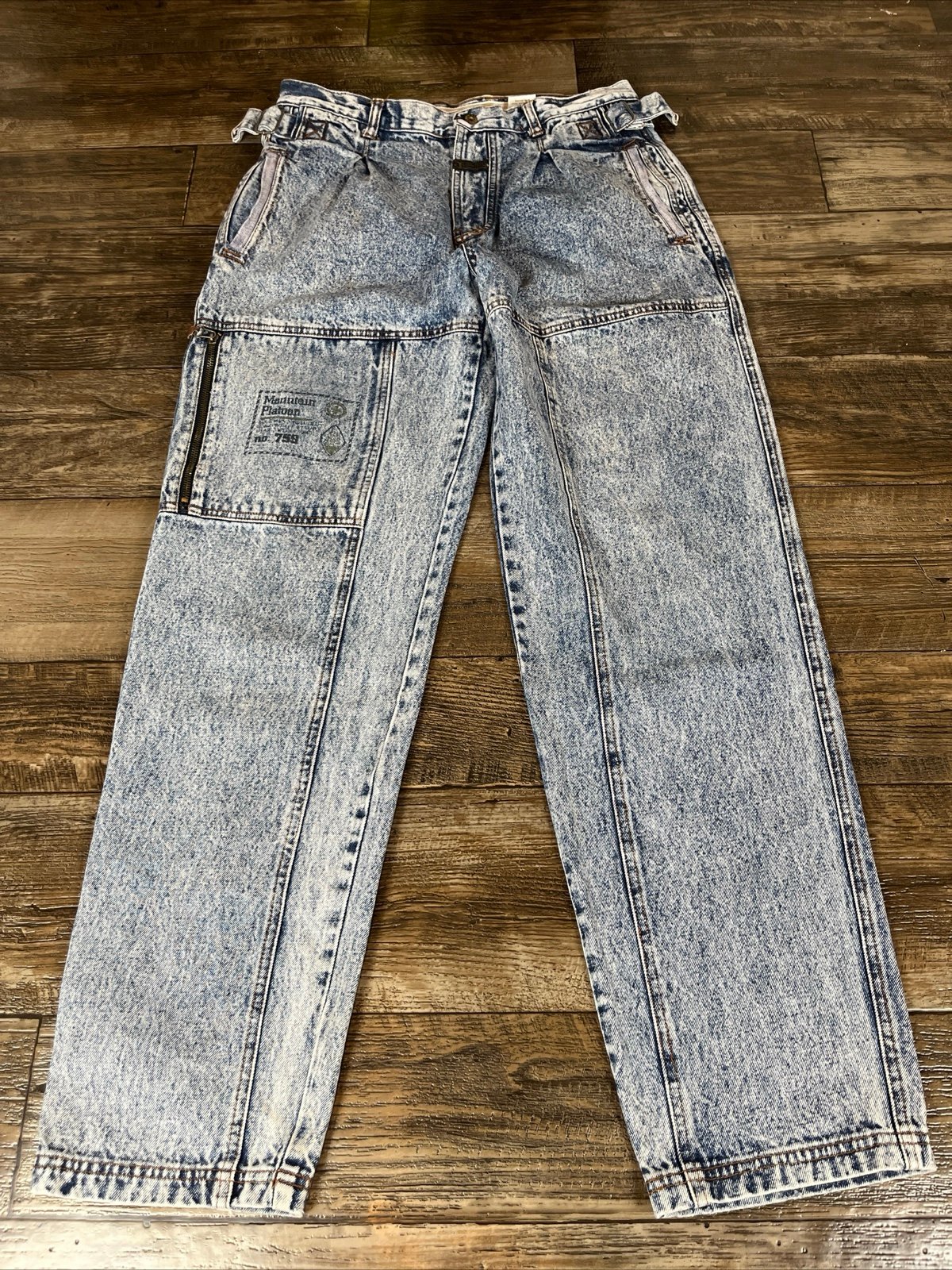 Vintage 90's Gitano Acid Wash Denim Jeans Pants 32x32 Blue Mountain Platoon Y2k