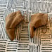 Madden Girl Wedge Lace Up Suede Booties Carmel Tan 10