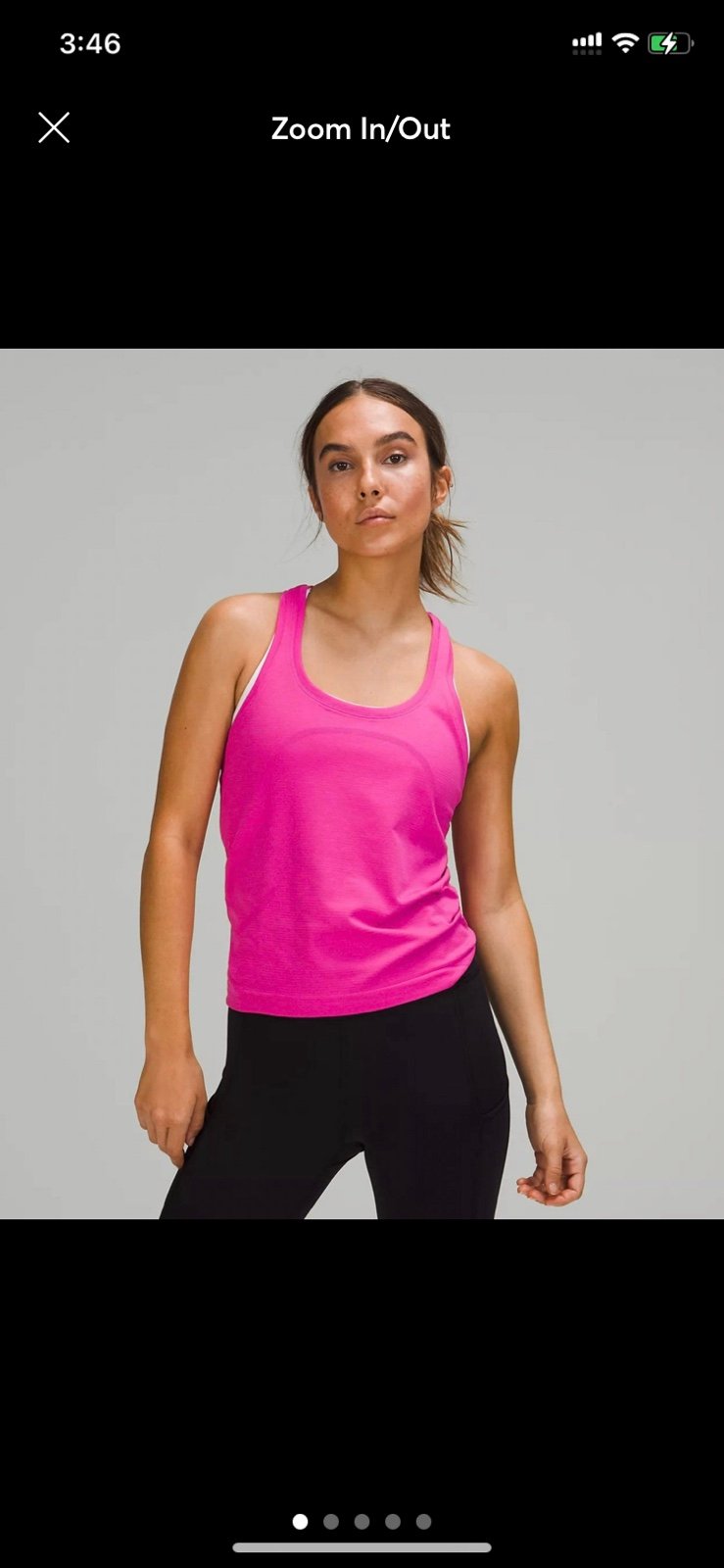 Lululemon Swiftly Tech Racerback 2.0 *Race Length Sonic Pink / Sonic Pink