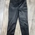 VINTAGE Mixit Pants Women’s 10 Leather Black High Rise Waist Grunge Goth Biker
