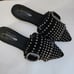 Jeffrey Campbell Free People Studded Suede Fringe Mules