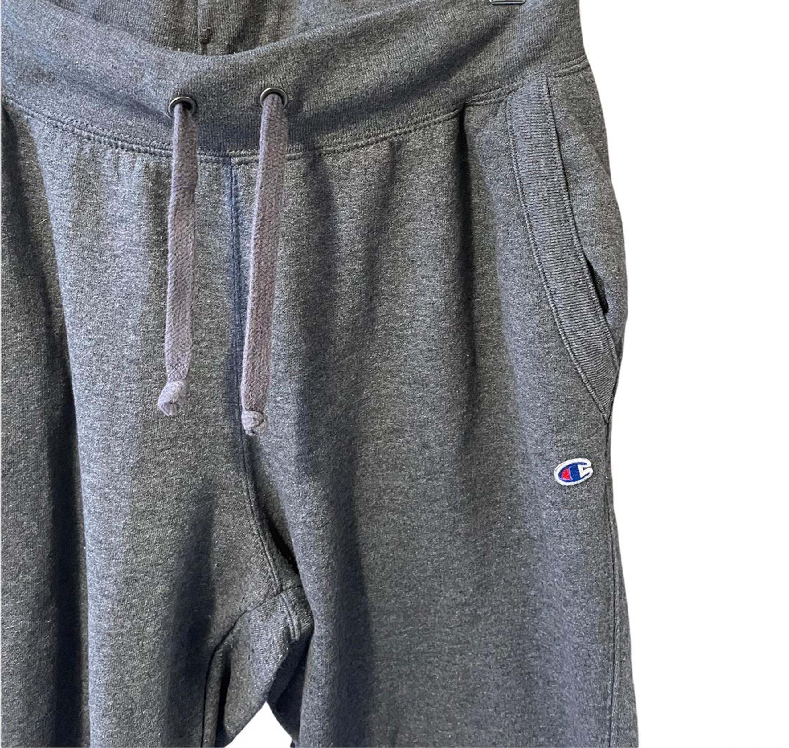 Champion Athletic Apparel Logo Joggers Sweatpants Men's Adult Size Medium Gray