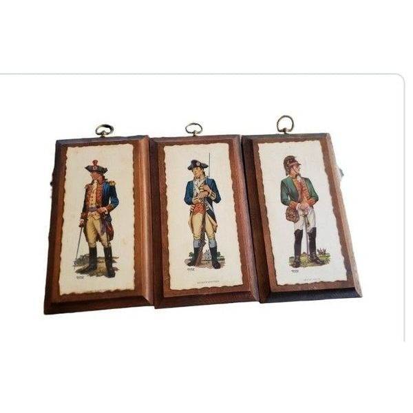 Frederick Elmiger Wooden Wall Hangings (3)