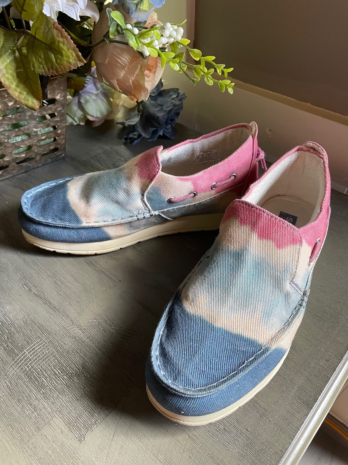 Sperry Moc Slider Tie Dye