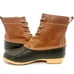 Khombu Leon Duck Boots Leather Mens Size 8 Lace Up Lined Thermolite Steel Shank