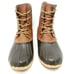 Khombu Leon Duck Boots Leather Mens Size 8 Lace Up Lined Thermolite Steel Shank