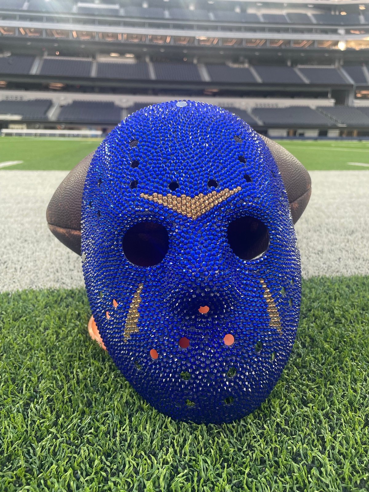 LA Rams Rhinestone Jason Mask