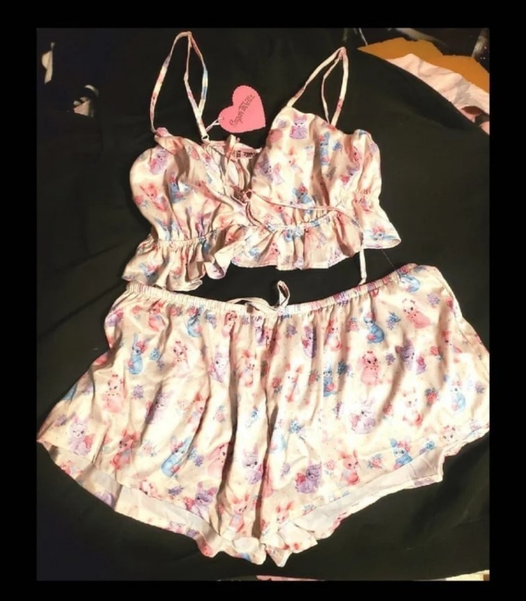 Dolls Kill Do Well Kawaii Bunny Pajama Set Hot Topic Killstar Sugar Thrillz