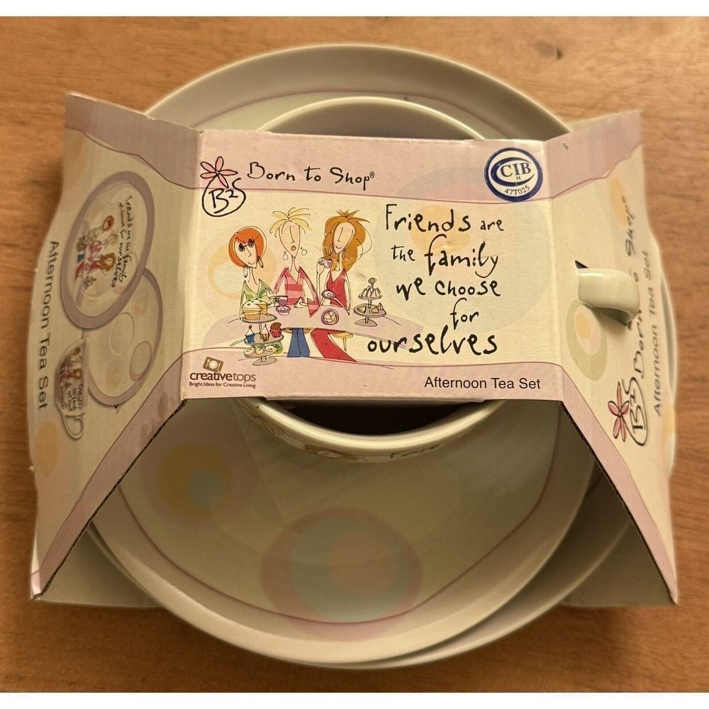 Creative Tops Friends are the family we choose for ourselves Afternoon Tea Set