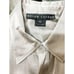 Ralph Lauren Cameron Grey Stretch Mulberry Silk Button Down Shirt Size 10