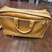 Dilana Dorado Vintage Brown Leather Briefcase Messenger Bag- Distressed