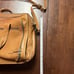 Dilana Dorado Vintage Brown Leather Briefcase Messenger Bag- Distressed