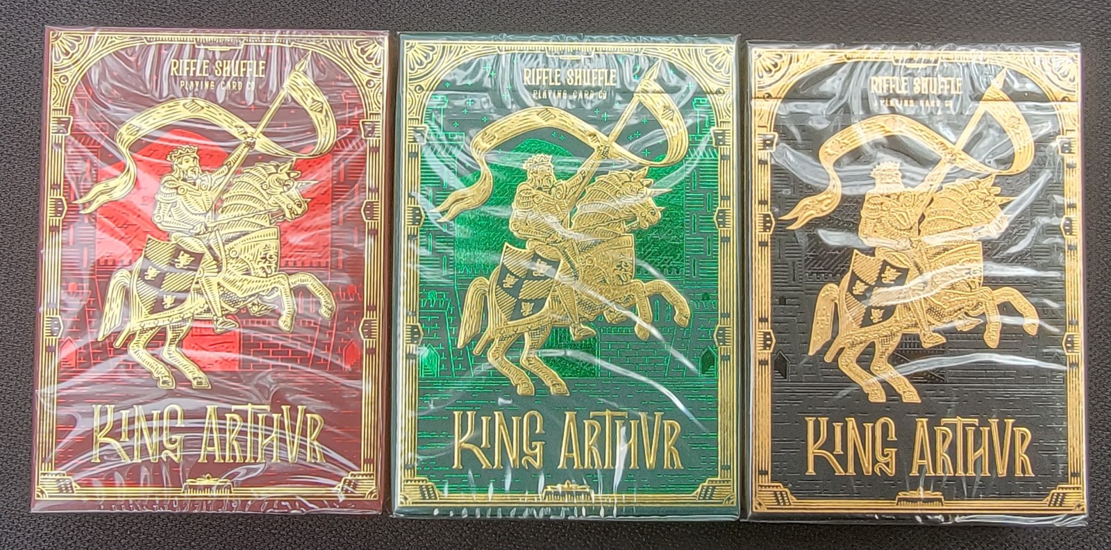 King Arthur Riffle Shuffle Playing Cards LIMITED