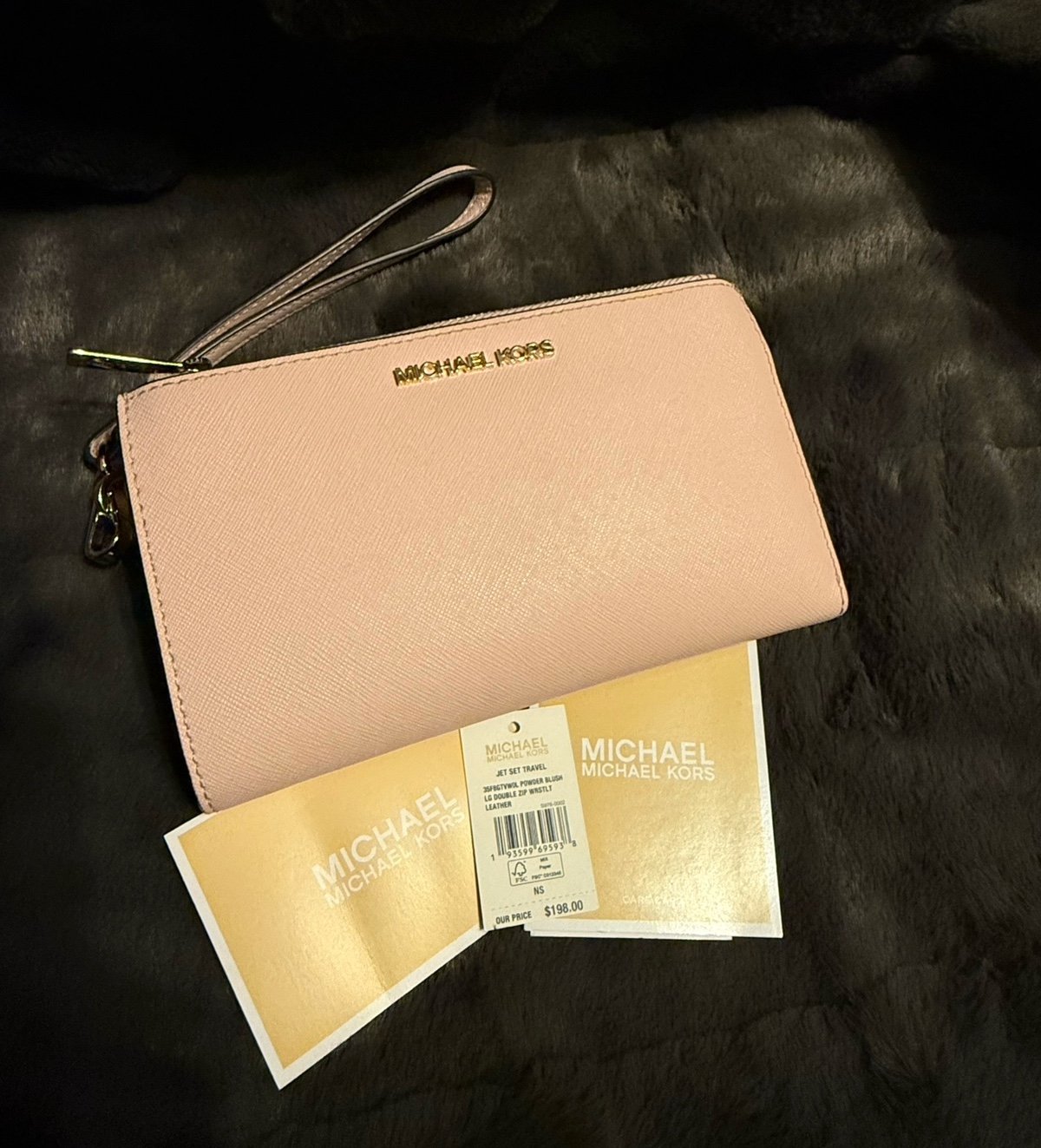 Michael Kors DOUBLE ZIP WASTLET
LEATHER - Blush