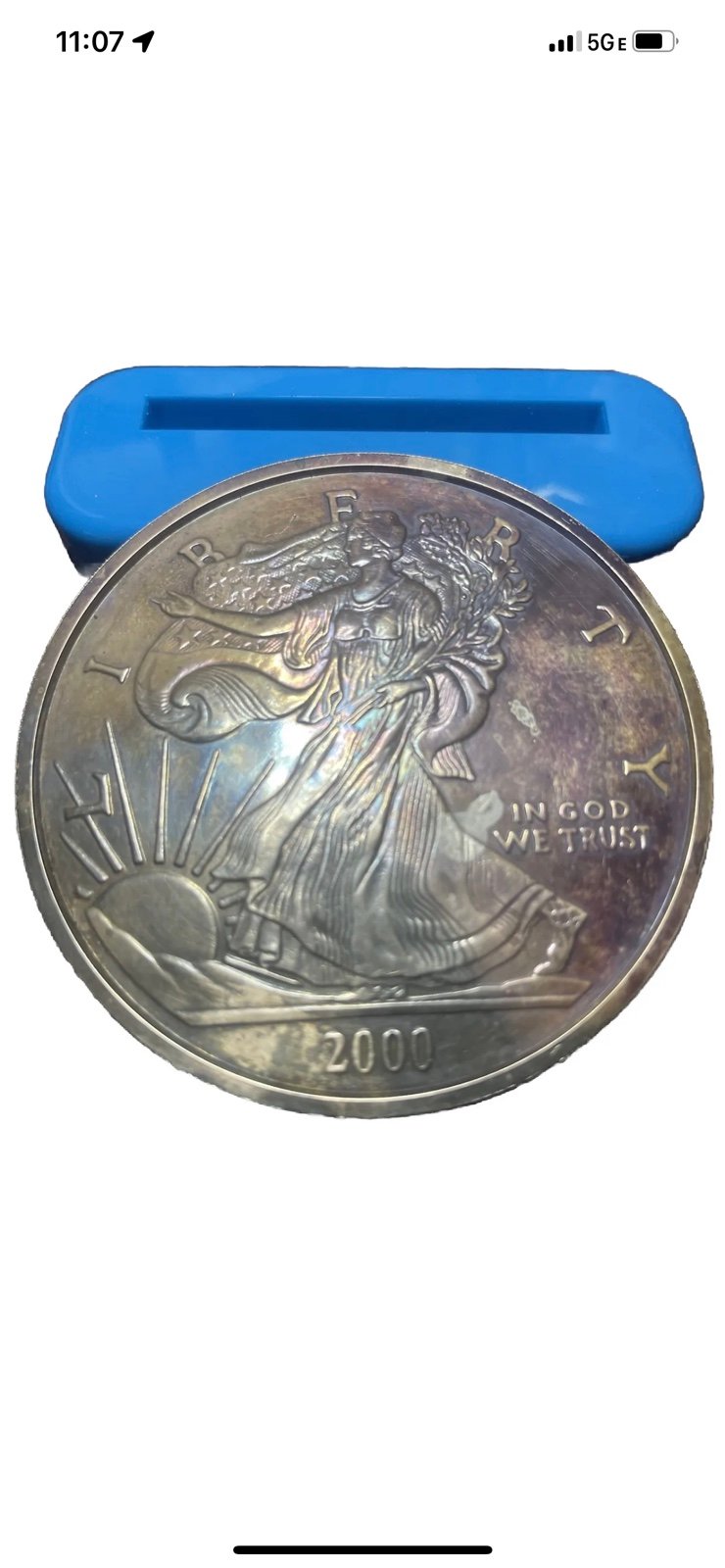 2000 Giant Half-Pound Golden Eagle With Box / COA .999 Pure