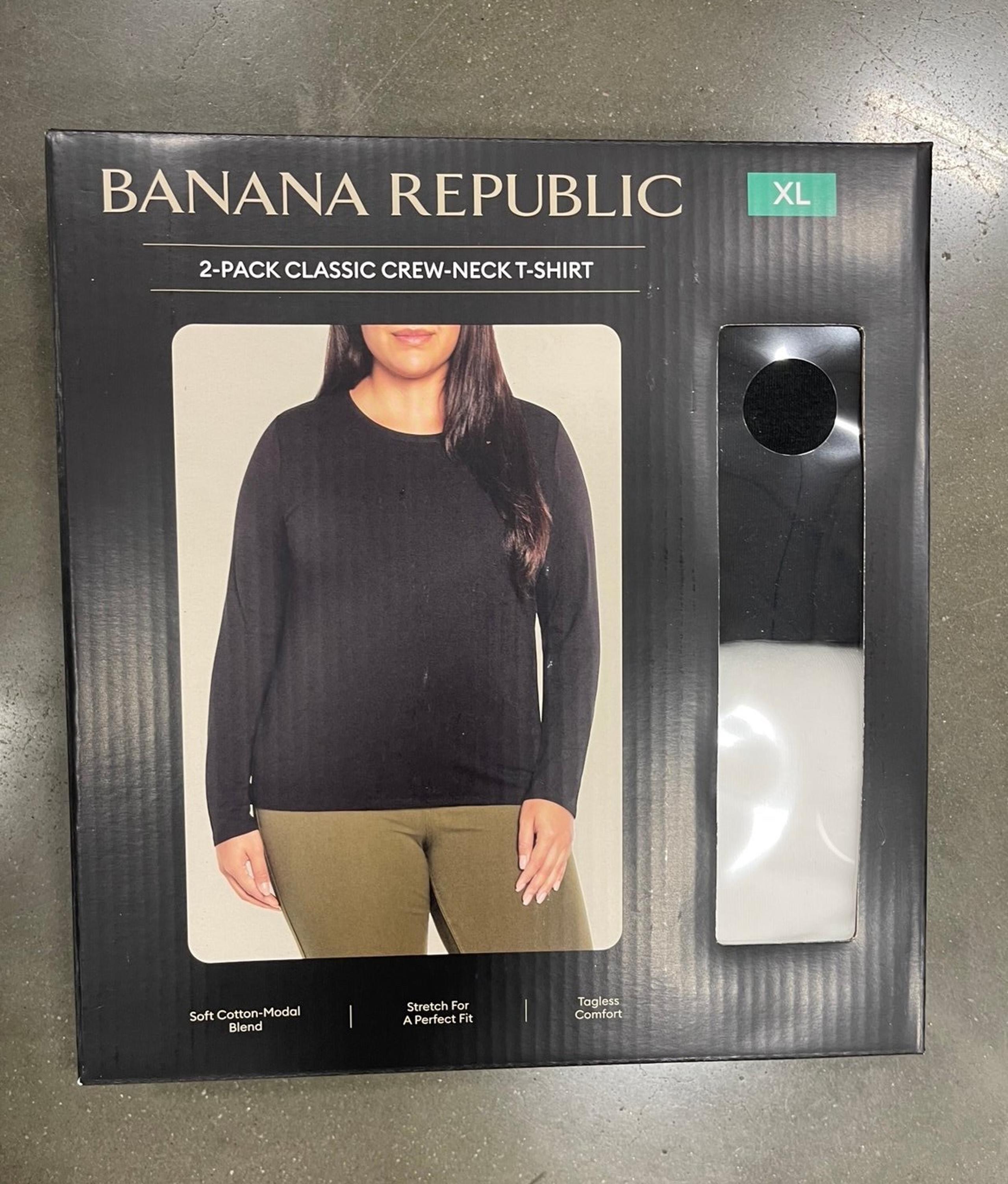Brand New Banana Republic Women’s Crew Neck Tshirt two pack