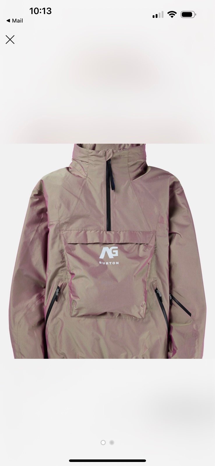 Burton ag offspin jacket- Cavern Brown size S unisex