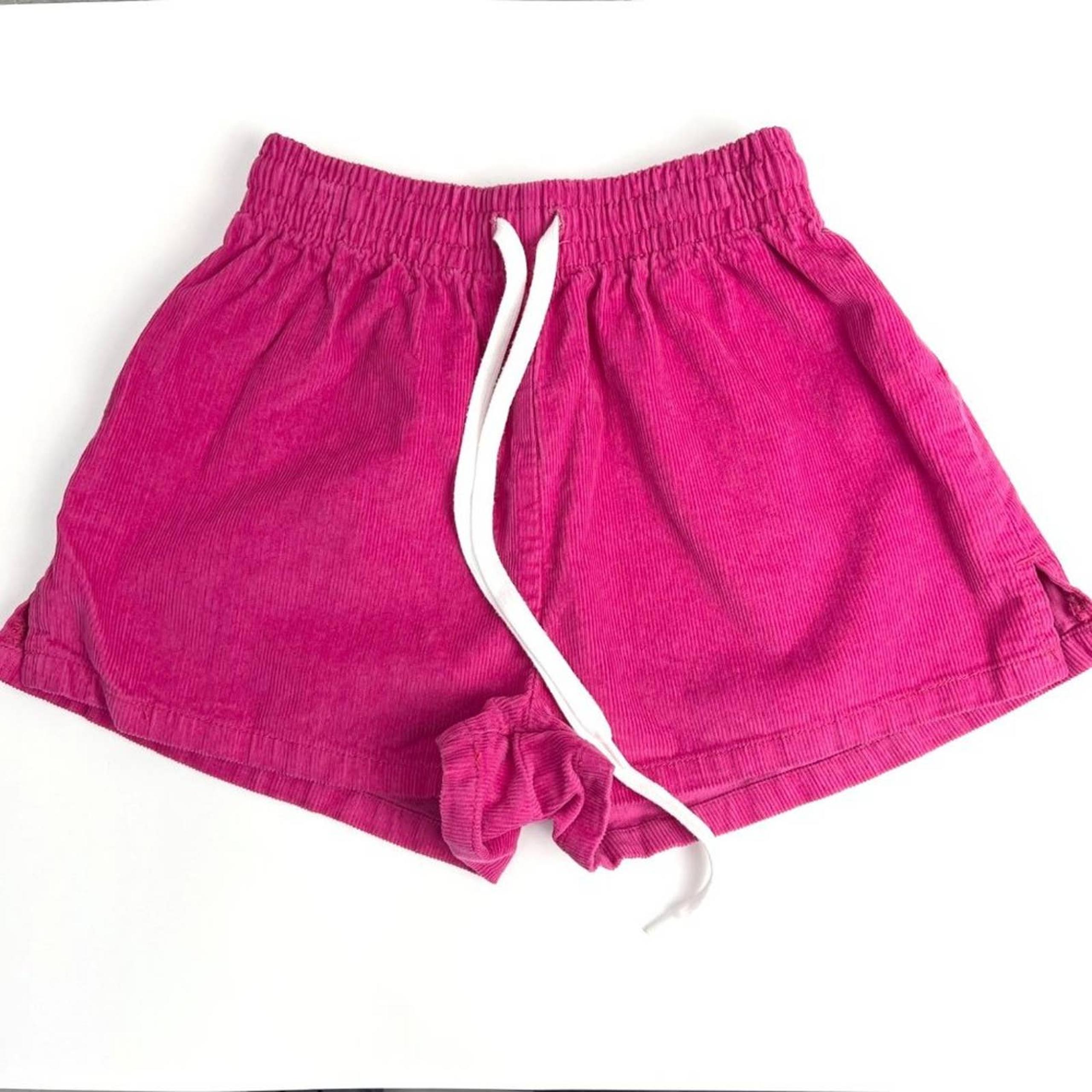 Urban Outfitters Grayson Shorts Corduroy Pink Drawstring Retro Women's S