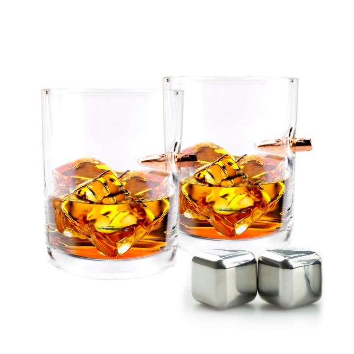 2pcs / set whisky glass