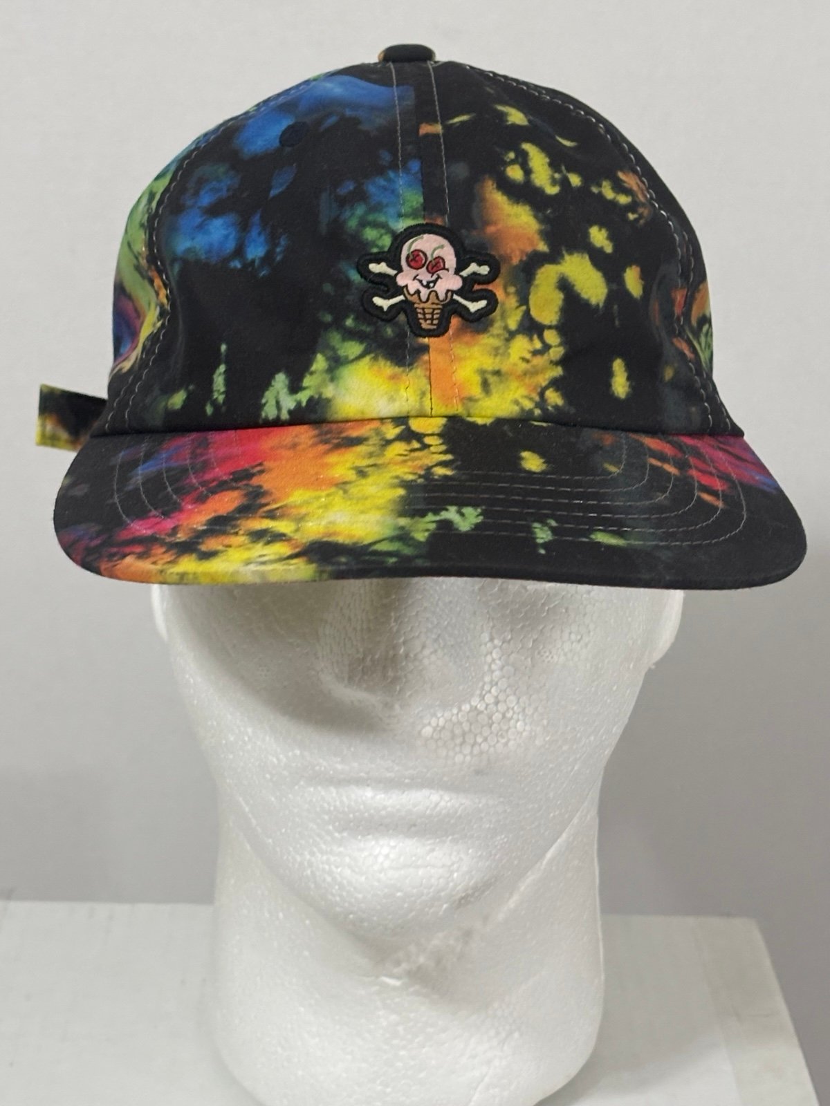 Billionaire Boys Club Ice Cream Cones & Bones Tye Dye hat