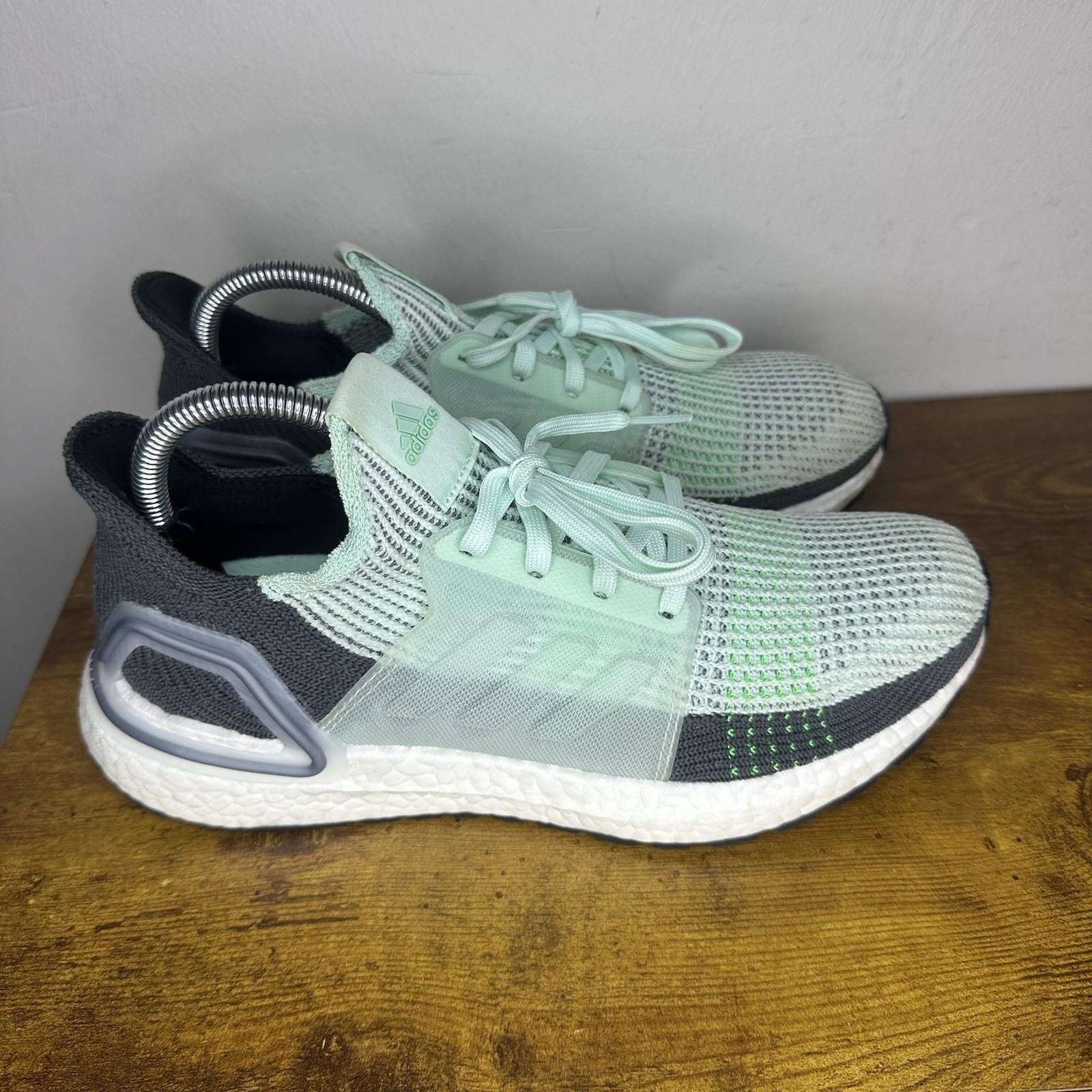 Adidas UltraBoost 19 Ice Mint Running Shoes Women's Size 8.5 Sneakers