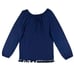 Lilly Pulitzer Linzy True Navy Tassel Long Sleeve Blouse