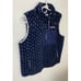 Women Vineyard Vines Birdseye Supershep sherpa fleece zip-up vest jacket M