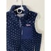 Women Vineyard Vines Birdseye Supershep sherpa fleece zip-up vest jacket M