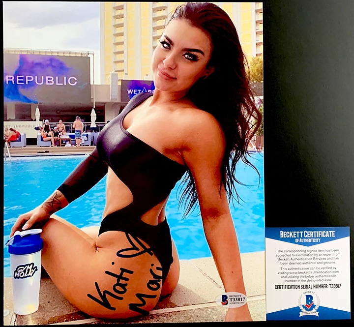Kati Marie Cardenalli Signed 8x10 Photo B Autograph Sexy Model BAS COA