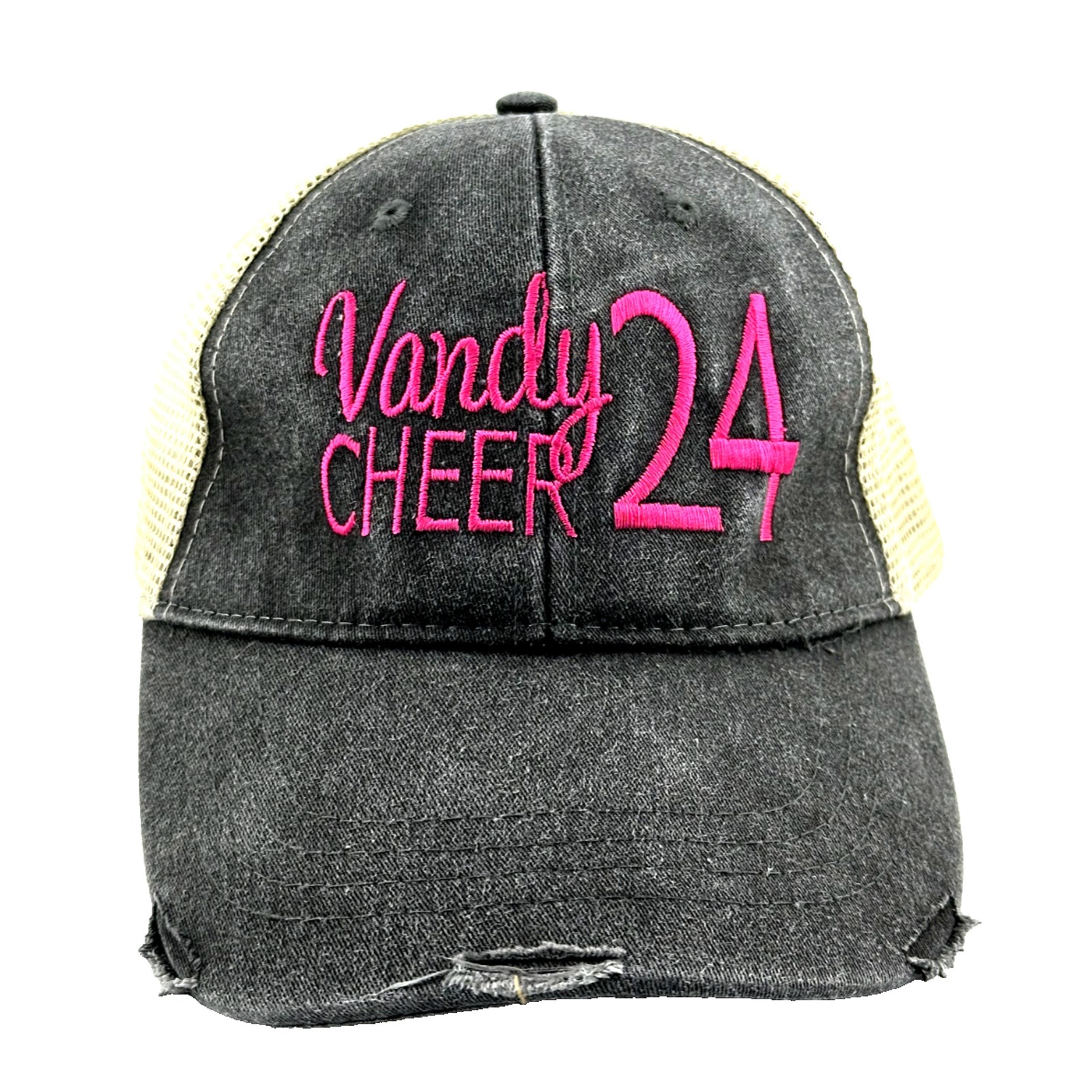 Adult VANDY CHEER 24 CAP Dark Gray Ivory - OSFM - Adjustable