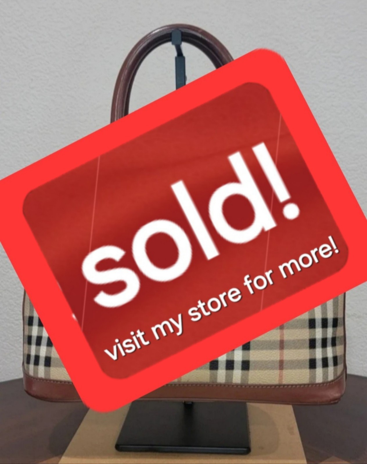 BURBERRY vintage novacheck purse