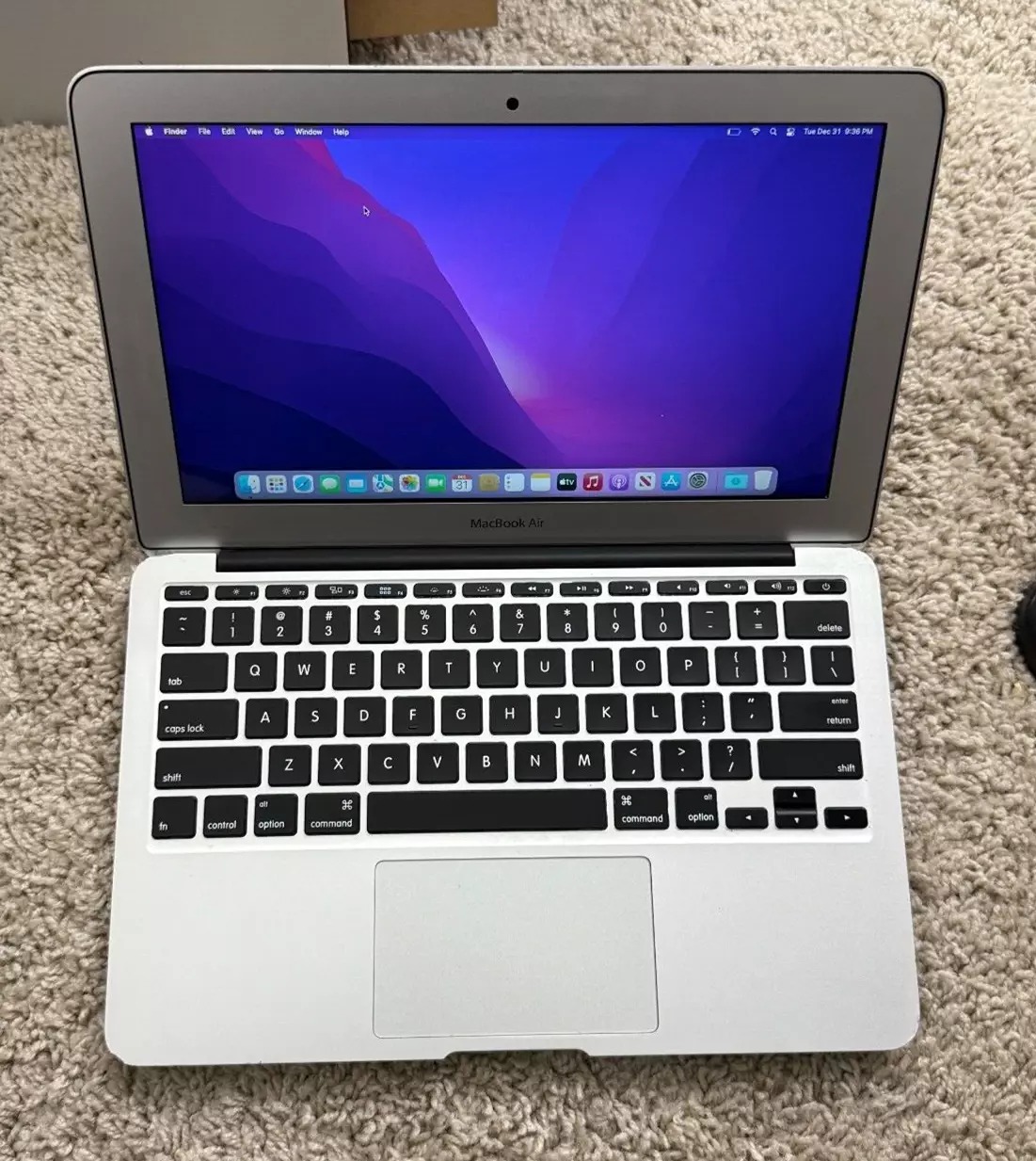 AppleApple MacBook Air 2015 11.6 Intel i5 128GB SSD 8GB RAM Mac OS A1465 #0045