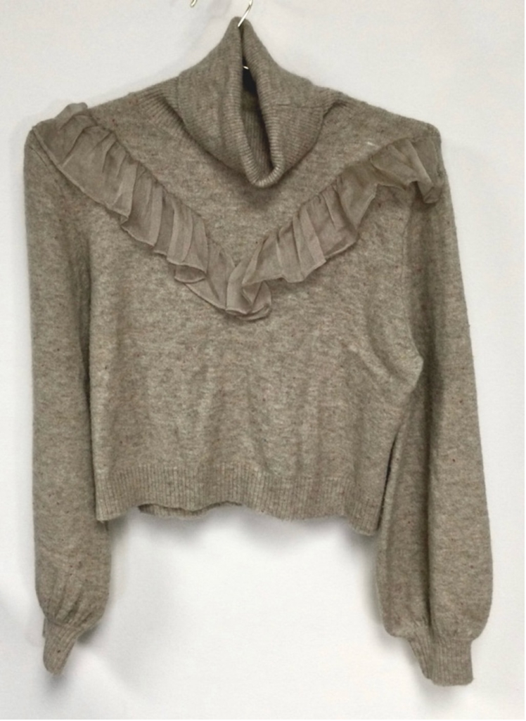 Women's VICI Beige taupe colorful Sweater Size S