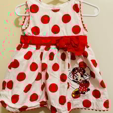 Minnie Mouse Poca Dot Dress