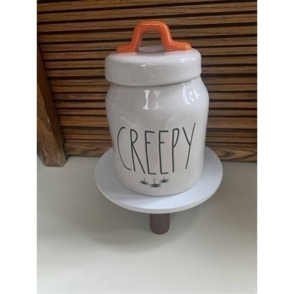 Rae Dunn Halloween CREEPY Canister