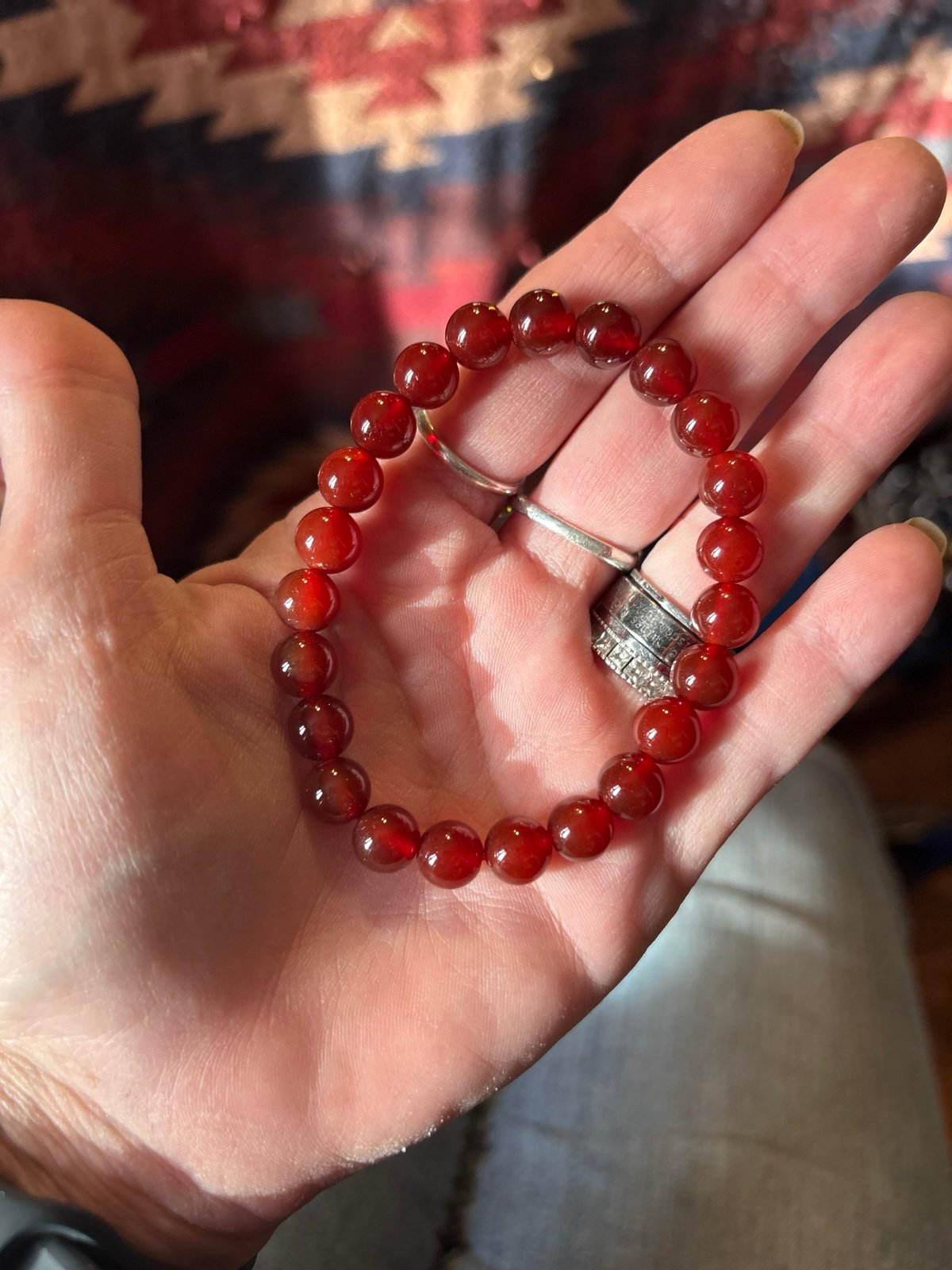 Carnelian bracelet
